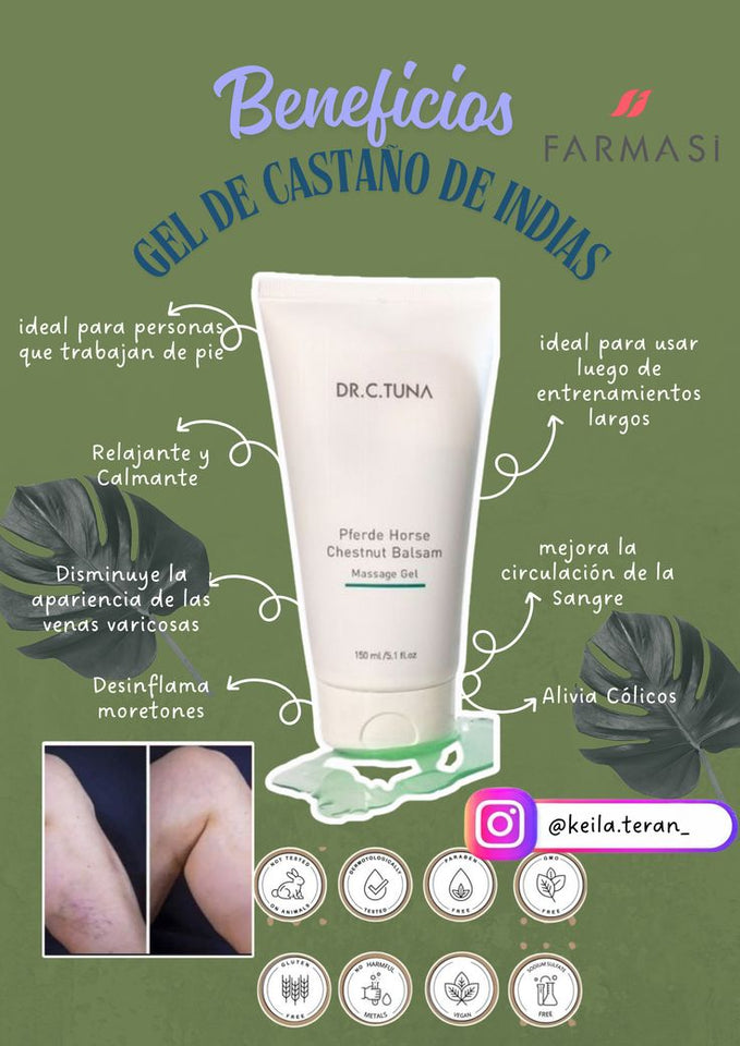 Gel De Castañas para Várices