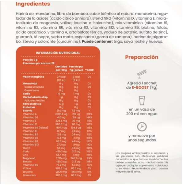 E⚡Boost - Energizante natural